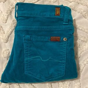 NWOT 7 For All Man Kind corduroy pant.